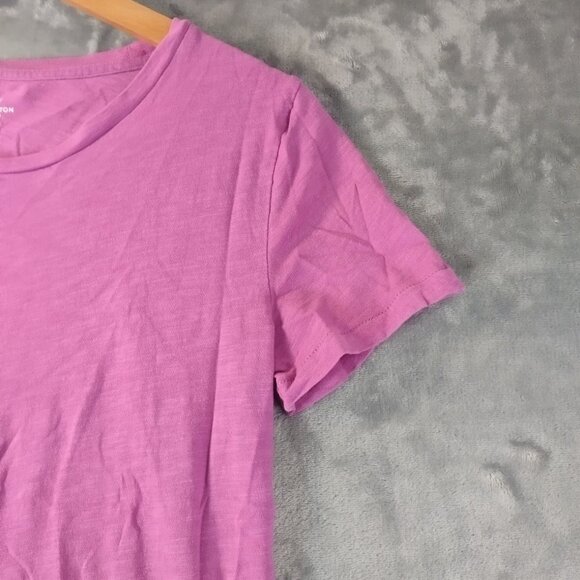 JCrew Women Vintage Cotton T-Shirt S Purple Casual Basic Everyday Closet‎ Staple - Picture 3 of 10